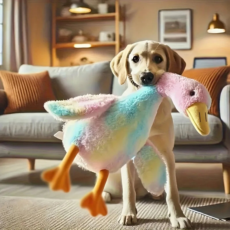 Colorful Duck Plush Toy for Dogs & Cats – 50cm Comfort Companion
