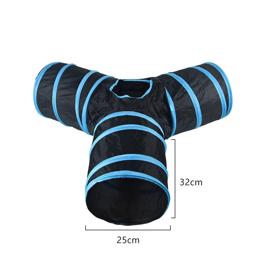 Foldable Cat Tunnel Toy — Interactive Play Tube for Indoor Cats