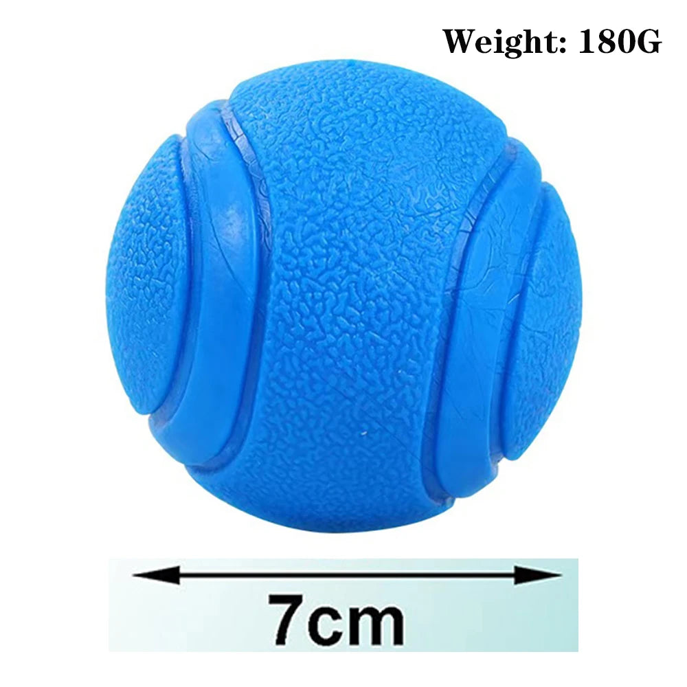 Rubber Bite & Fetch Ball for Dogs – Durable Chew Toy for Teeth Cleaning