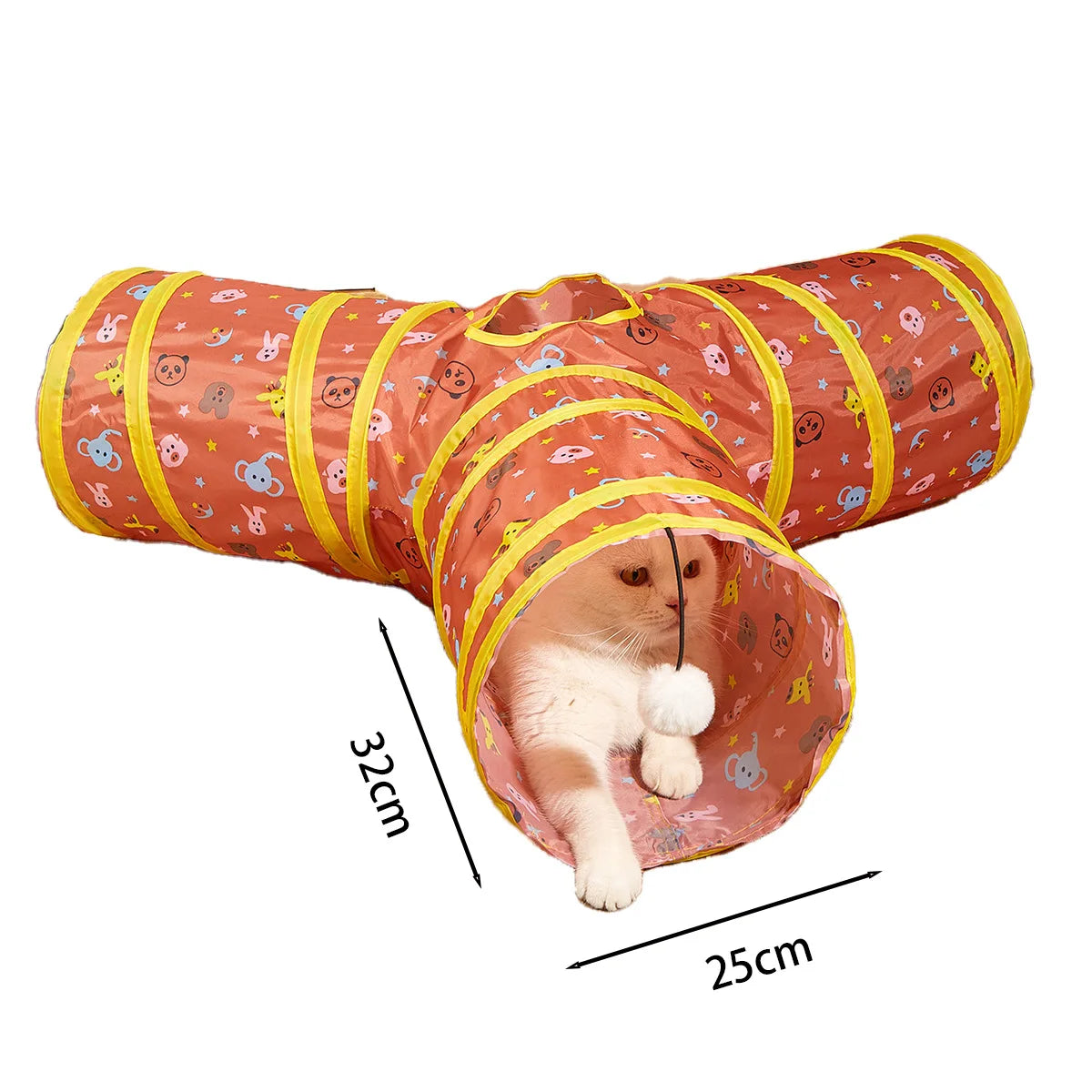 Foldable Cat Tunnel Toy — Interactive Play Tube for Indoor Cats