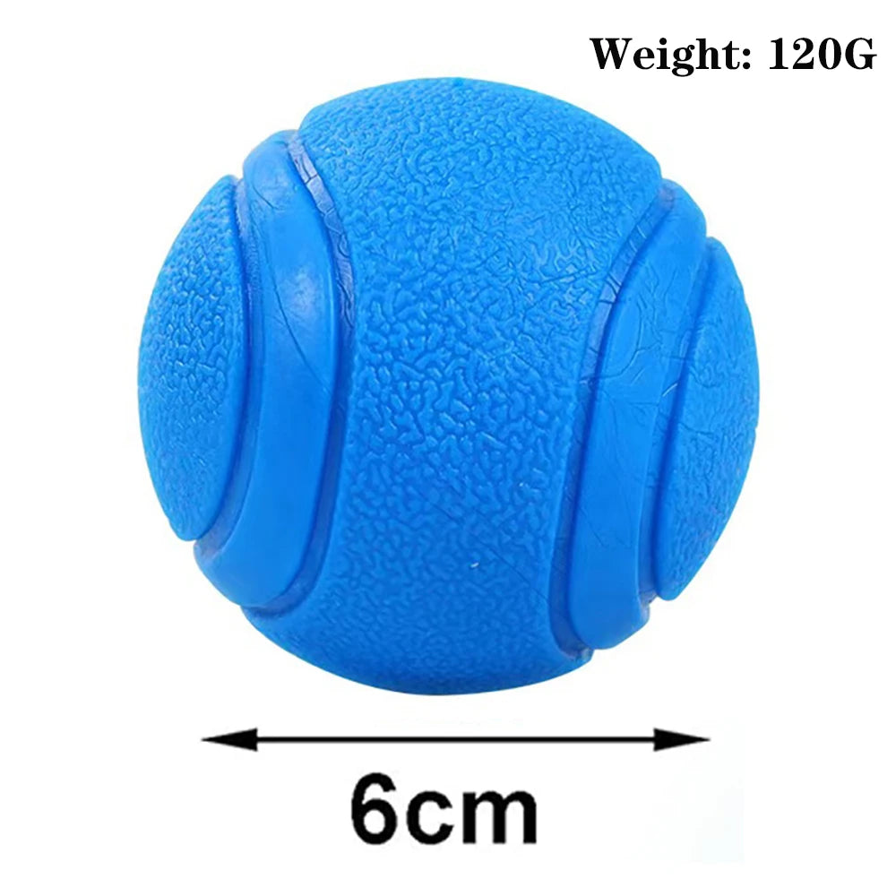 Rubber Bite & Fetch Ball for Dogs – Durable Chew Toy for Teeth Cleaning