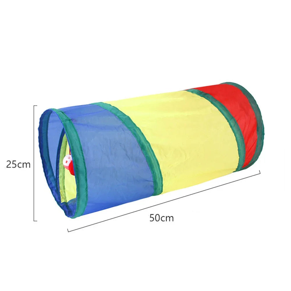 Foldable Cat Tunnel Toy — Interactive Play Tube for Indoor Cats