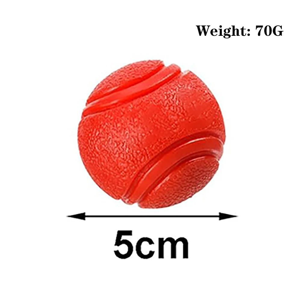 Rubber Bite & Fetch Ball for Dogs – Durable Chew Toy for Teeth Cleaning
