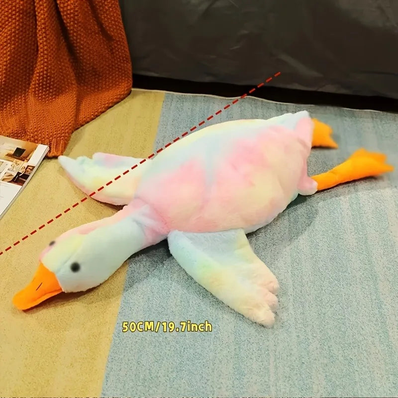 Colorful Duck Plush Toy for Dogs & Cats – 50cm Comfort Companion