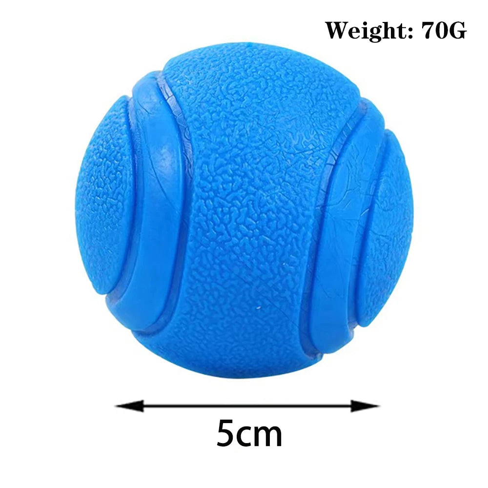 Rubber Bite & Fetch Ball for Dogs – Durable Chew Toy for Teeth Cleaning