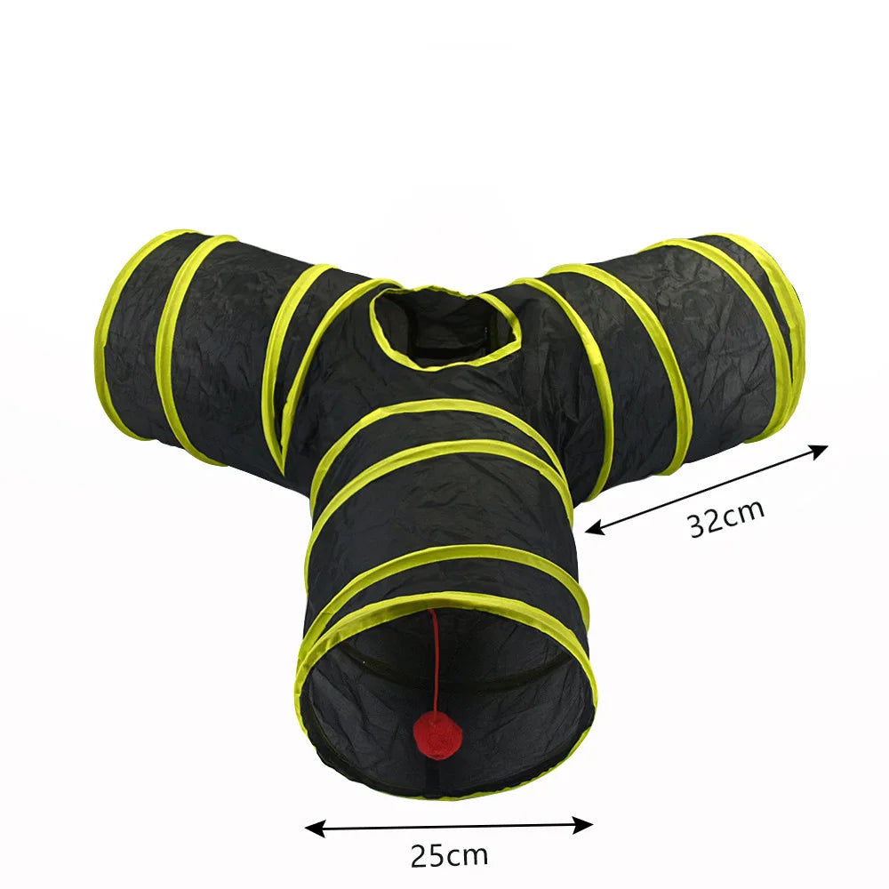 Foldable Cat Tunnel Toy — Interactive Play Tube for Indoor Cats