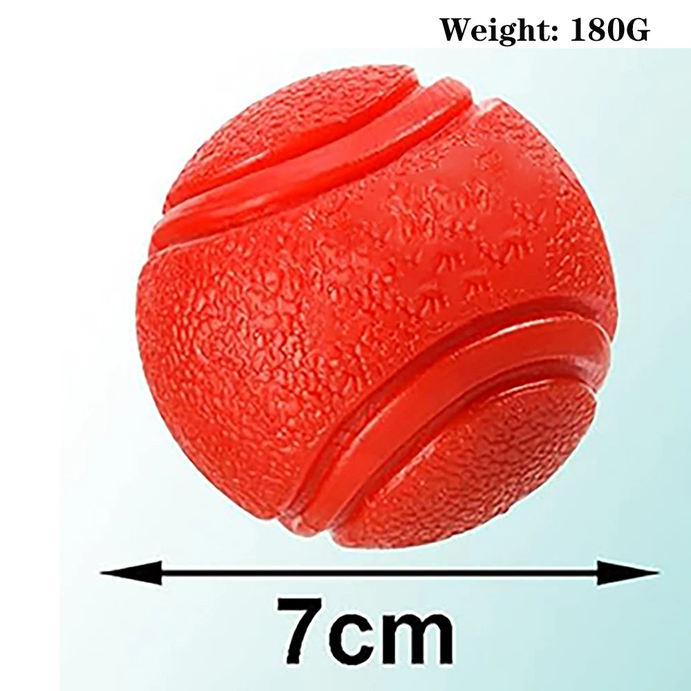 Rubber Bite & Fetch Ball for Dogs – Durable Chew Toy for Teeth Cleaning
