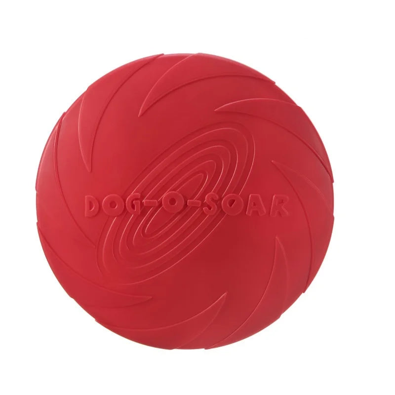 Silicone Flying Saucer Toy for Dogs & Cats – Chew-Resistant Frisbee